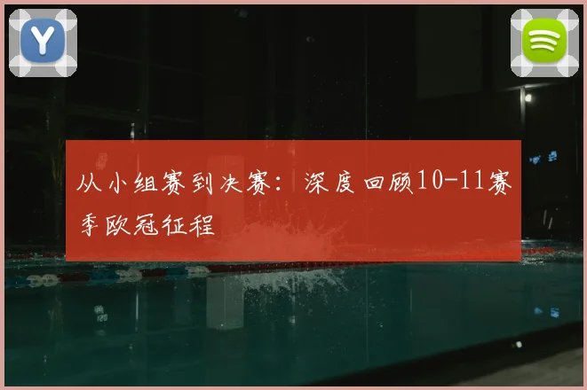 从小组赛到决赛：深度回顾10-11赛季欧冠征程